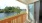 a deck overlooking a lake